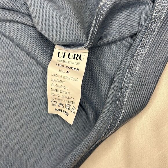 ULURU Men’s Blue Denver Mile High City Long Sleeve T-Shirt Size Medium - Picture 6 of 10